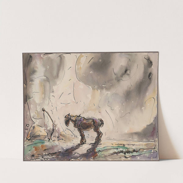 Lonely Horse (1926) by Alfred Ost