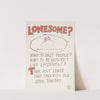 Lonesome by Anonymous