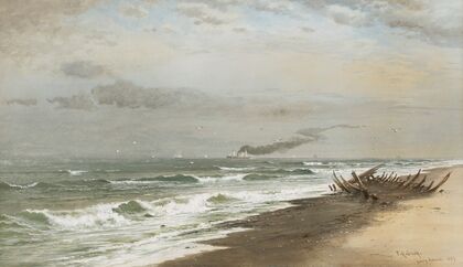 Long Branch Beach (1883)