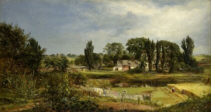 Long Island Homestead, Study from Nature