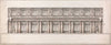 Longitudinal Section of Great Throne Room (Saint George’s Hall), Winter Palace, Saint Petersburg