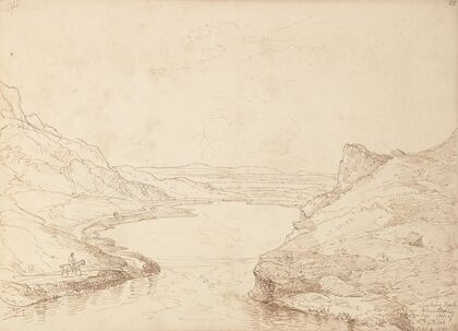 Looking North from Black Stream Bridge, 6 September 1841