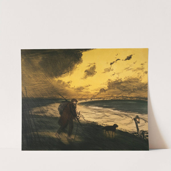 L&#039;orage by Jean François Raffaëlli