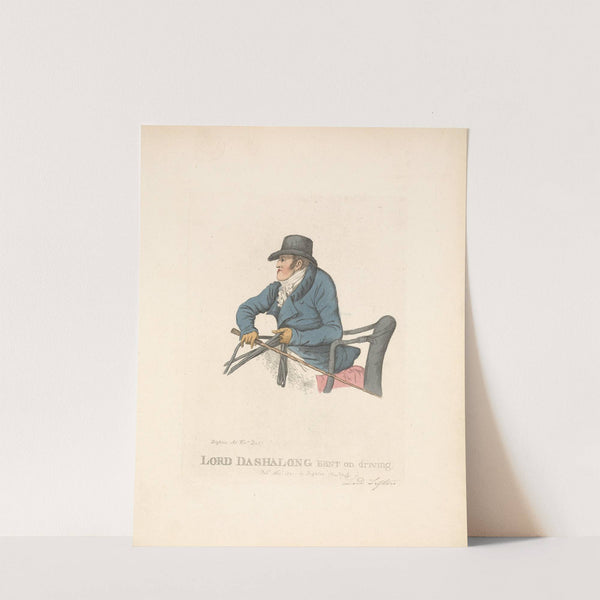 Lord Dashalong Bent on Driving (1801) by Robert Dighton