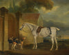 Lord Lonsdale’s Fleabitten Grey Hunter, Brass, At Cottesmore With The Cottesmore Hounds (1818)