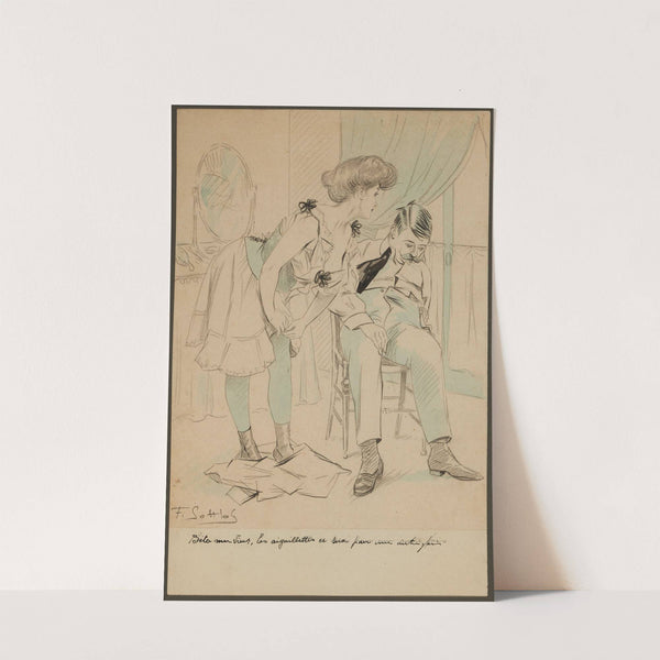 Lorsque tout est fini (1909) by Fernand Louis Gottlob