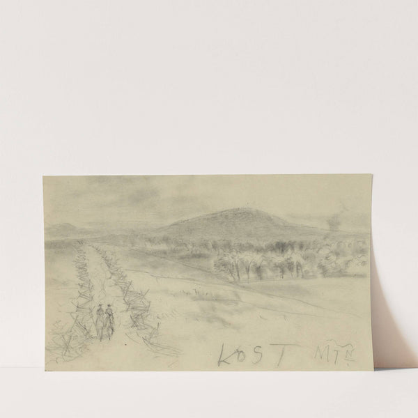 LOST MTN (1864) by Alfred Rudolph Waud