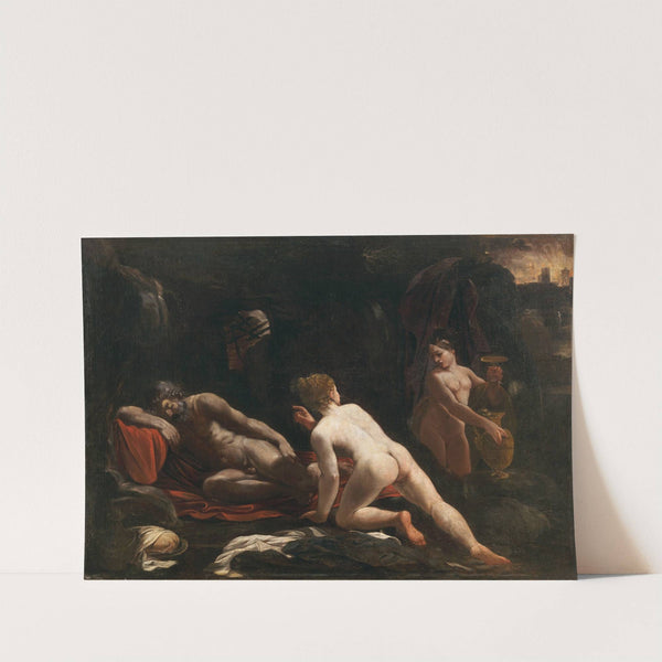 Lot and his Daughters by Emilian School