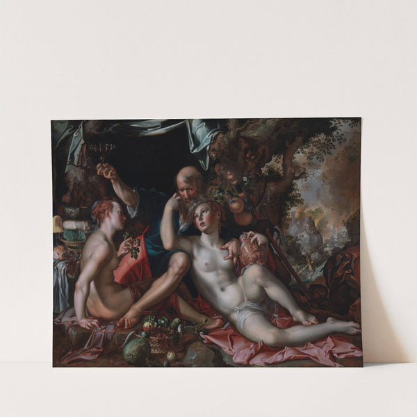 Lot and His Daughters by Joachim Wtewael