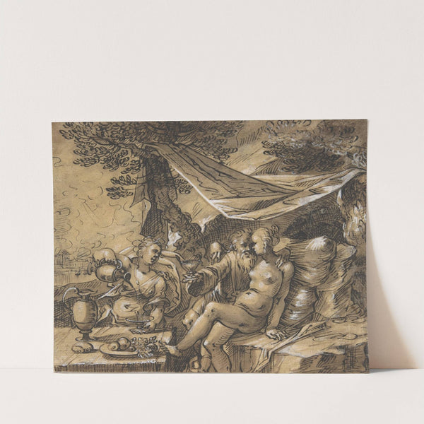 Lot and His Daughters by Hermann Weyer