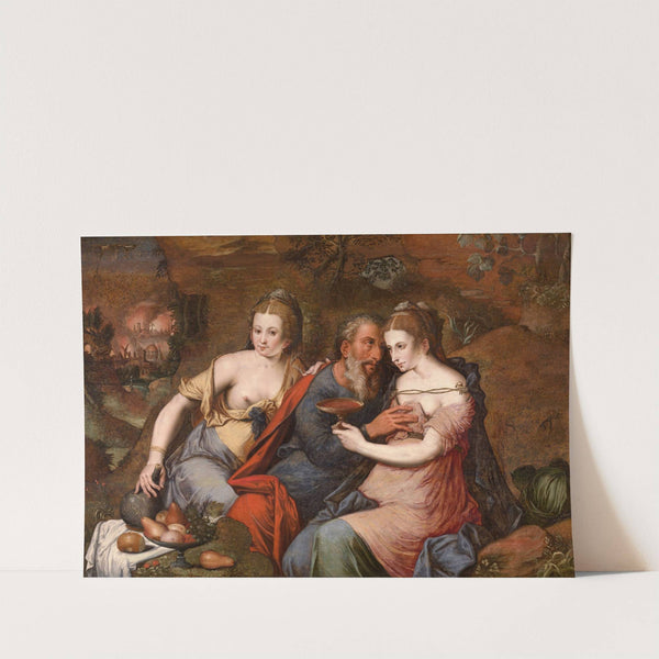 Lot and his Daughters by Meester van de Verloren Zoon