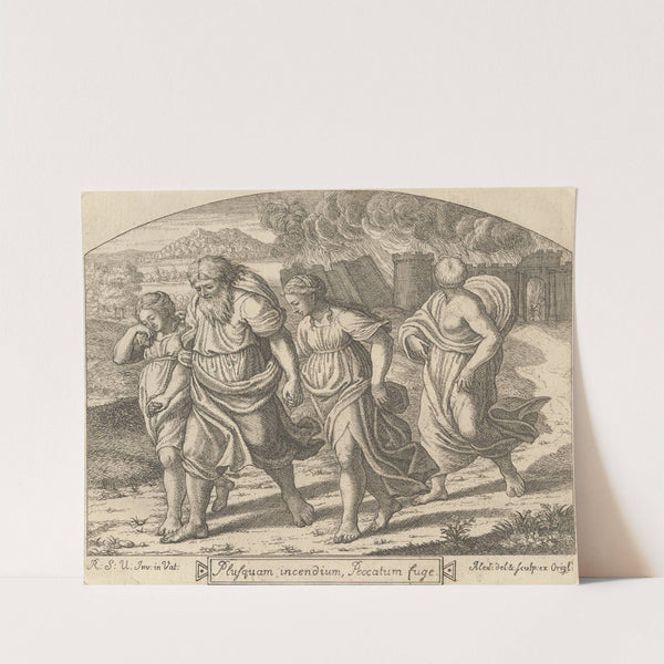 Lot and His Family (After Raphael) by John Alexander