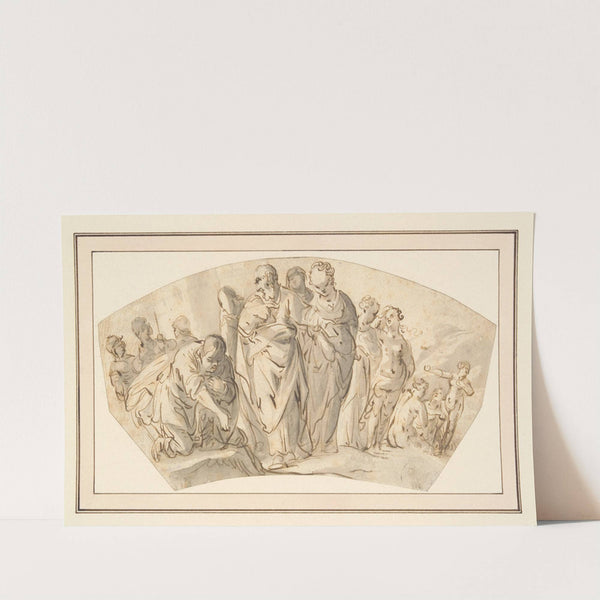 Lot and his family leaving Sodom by Jan Gerritsz. van Bronchorst