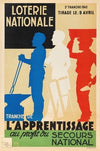 Loterie Nationale 3e Tranche 1942 Tirage Le 9 Avril Tranche De L’apprentissage Au Profit Du Secours National (1942)