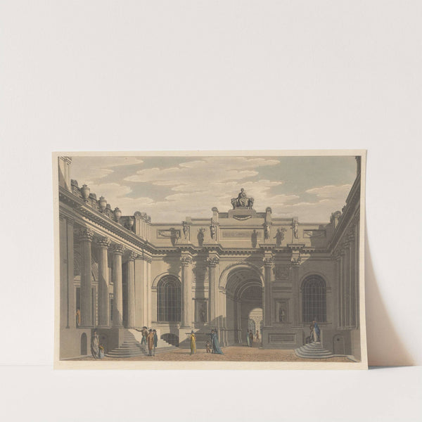 Lothbury Court, Bank (1801) by Thomas Malton