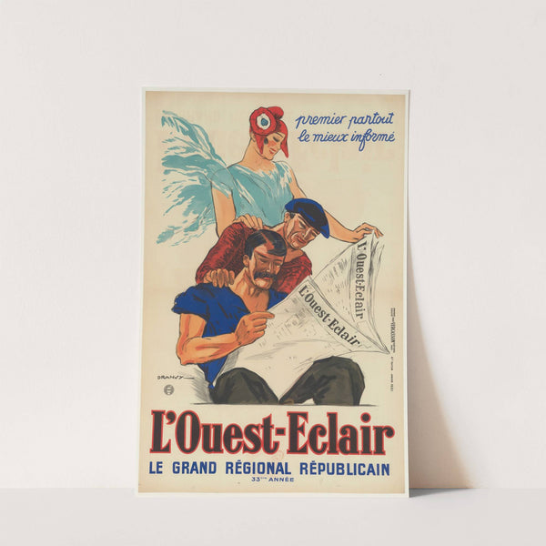 L’Ouest-Éclair, le grand régional républicain (1931) by Dransy