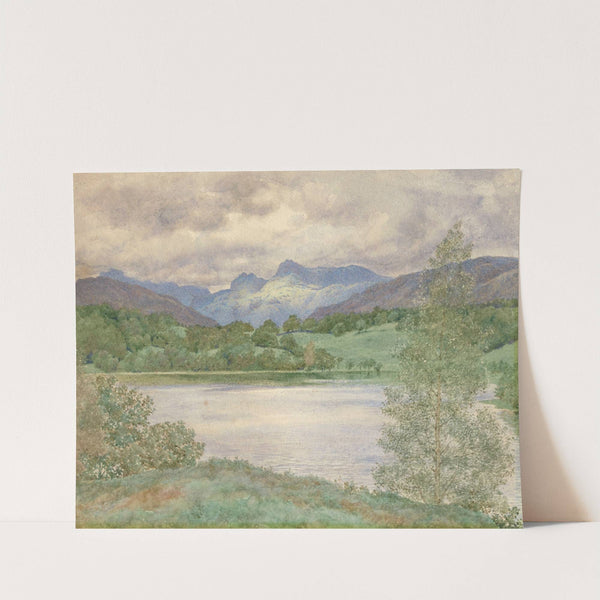 Loughrigg Tarn and Langdale Pikes, Westmorland by Henry James Holiday