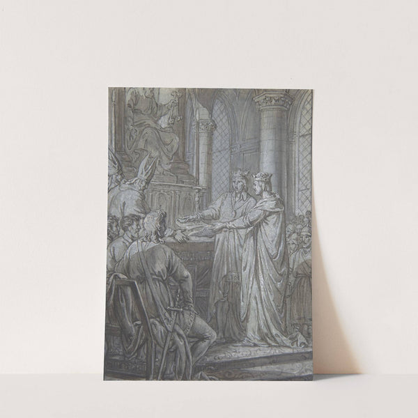 Louis III et Carloman donnent aux eveques du Royaume l'assurance de leur Fidelite en 882 by Nicolas Lejeune