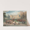 Louis XIV Driving his Coach in the Park of Versailles (1870) by Eugène Louis Lami