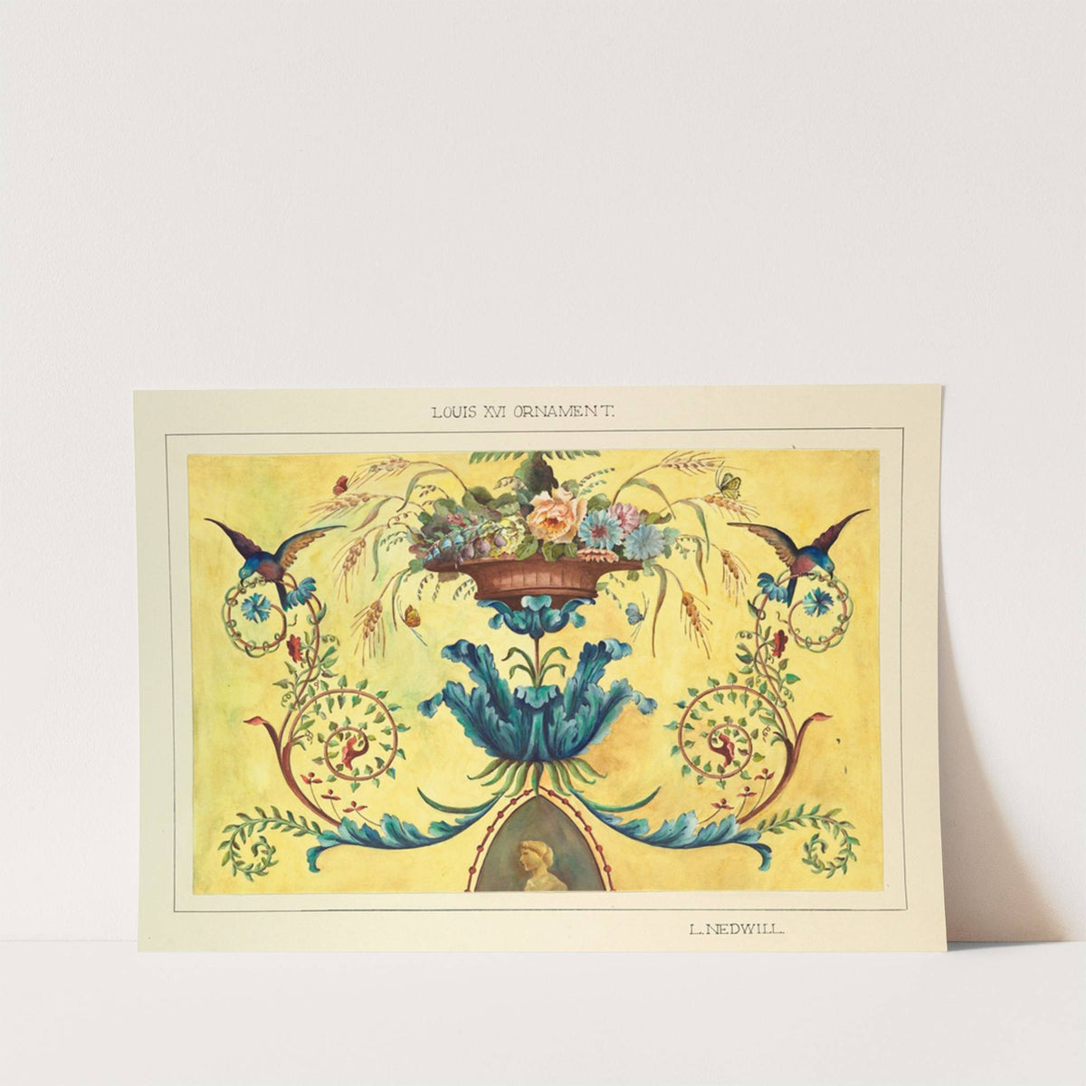 Louis XIV Ornament II by Elizabeth A. Nedwill