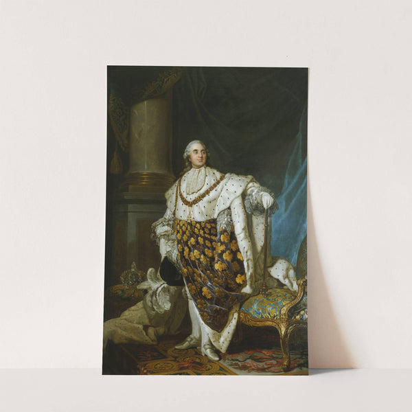 Louis XVI en costume de sacre by Joseph Siffred Duplessis