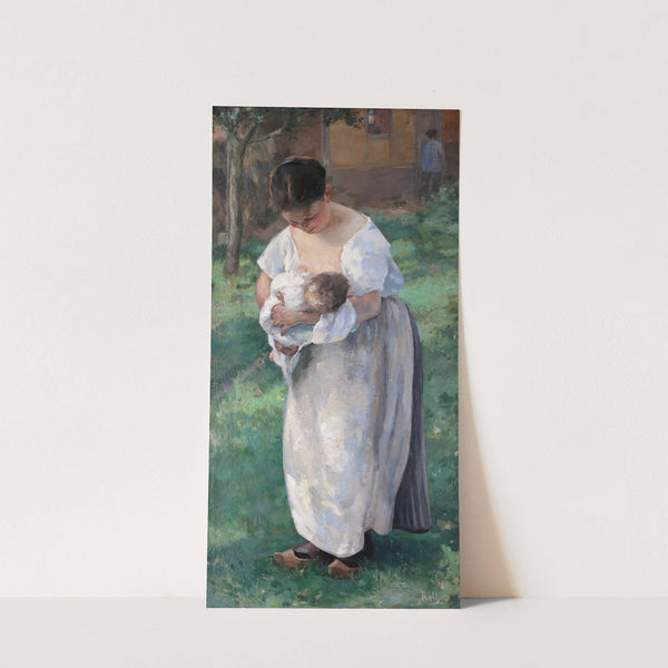 Louise Cattel, wet nurse by Alfred Philippe Roll