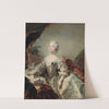 Louise, Frederik V&#039;s First Queen in her Coronation Robes by Carl Gustaf Pilo