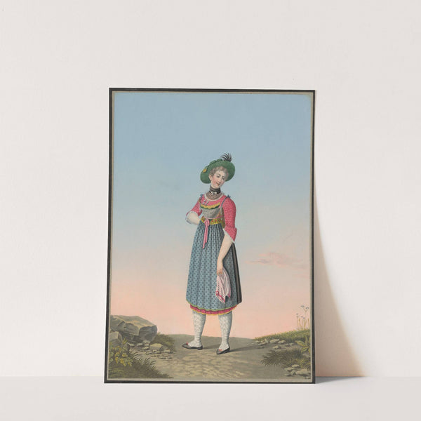 Louise Tascher, De stalla, Canton des Grisons (1825-1830) by Jean Emmanuel Locher