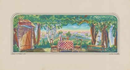 Love in Humble Life: Sketch no. 1 (Pastoral with Tavern) (1934-1943)
