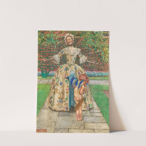 ‘Love liketh not the falling fruit, nor the wither’d tree’ by Byam Shaw