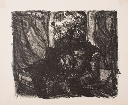 Love Scene, Plate 7 from the series ‘The Return of Eurydice, Three Cantos’ (1909)