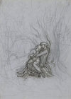 Lovers in the forest