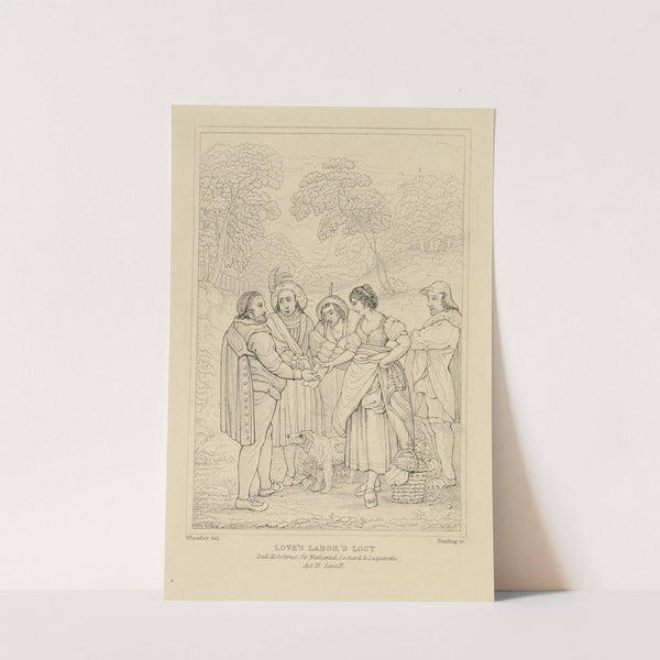 Love’s labour lost, act IV, scene II (19th century) by William Francis Starling