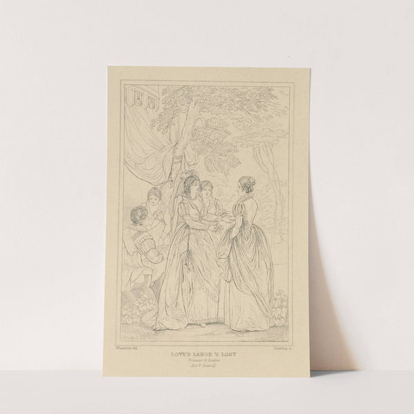 Love’s labour’s lost, act V, scene II (19th century) by William Francis Starling