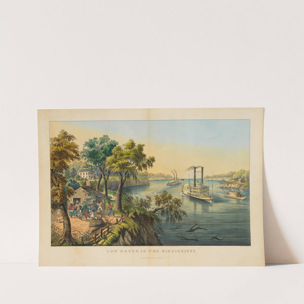 Low Water in the Mississippi (1868) by Frances Flora Bond Palmer