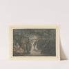Lower waterfall Rydal by Joseph Farington