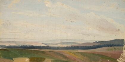 Lowland landscape, sketch
