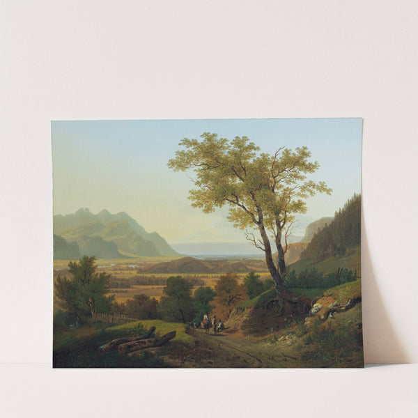 Lowlands With Lake Geneva by François Diday