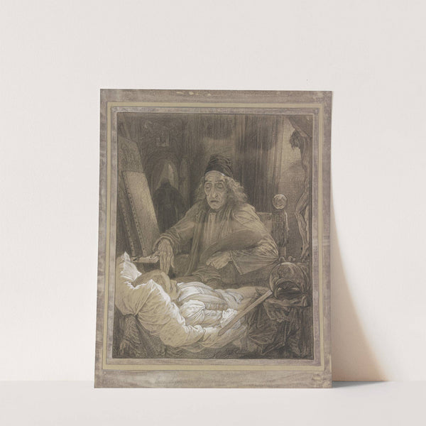 Luca Signorelli Painting his Dead Son (1851) by Frederic Leighton