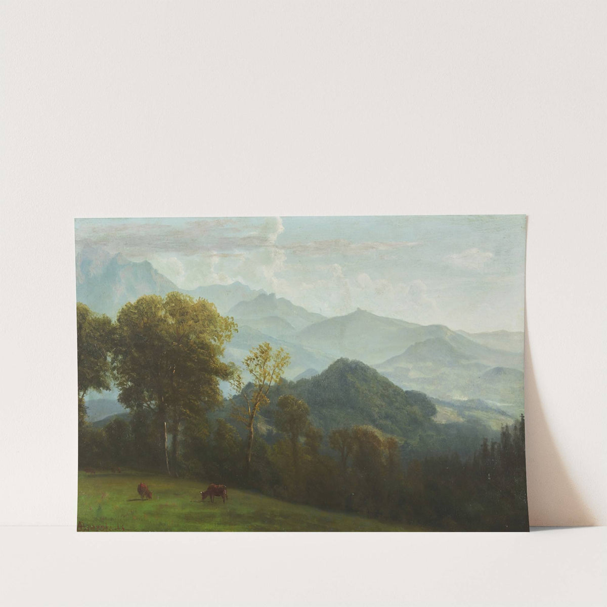 Lucerne, Switzerland by Albert Bierstadt