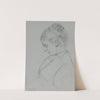 Luise Scholderer, Brustbild im Profil by Otto Scholderer