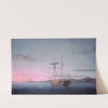 Lumber Schooners at Evening on Penobscot Bay (1863) by Fitz Henry Lane