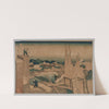 Lumber Yard by Katsushika Hokusai