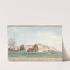 Lundsgaard omtrent midt på Læssø by P. C. Skovgaard