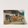 Lungauer Gespann by Julius von Blaas