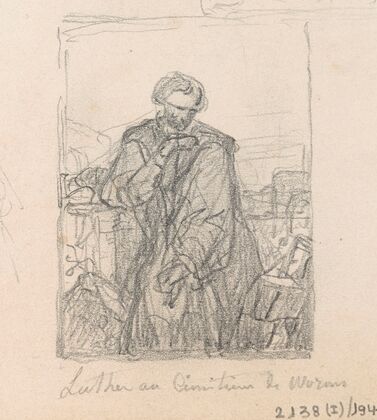 Luther in the Cemetery of Worms