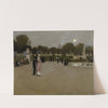 Luxembourg Gardens at Twilight by John Singer Sargent
