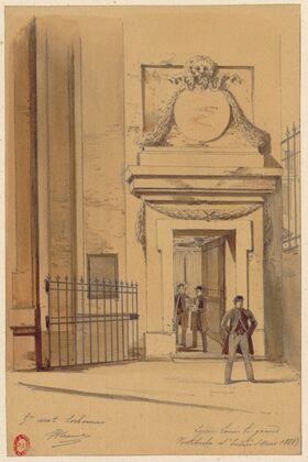 Lycée Louis le Grand – Vestibule d’entrée (1888)