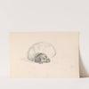 Lying dog (1859) by Adolph Tidemand