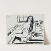 Lying nude (ca. 1923) by Ernst Ludwig Kirchner